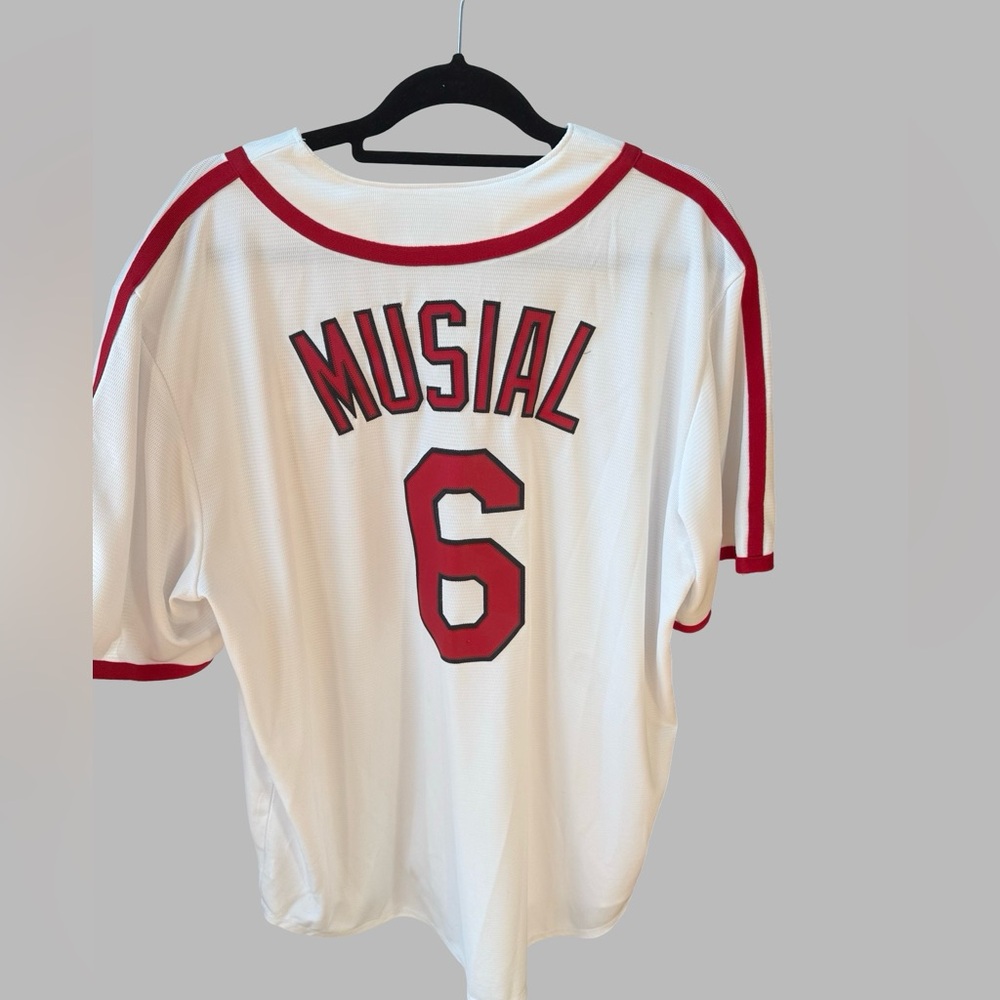 NWT Stan Musial‎ St Louis Cardinals Jersey Mens XL